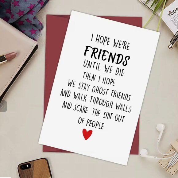 Eternal Pals: Ghost Friends Forever Greeting Card - Picture 4 of 6